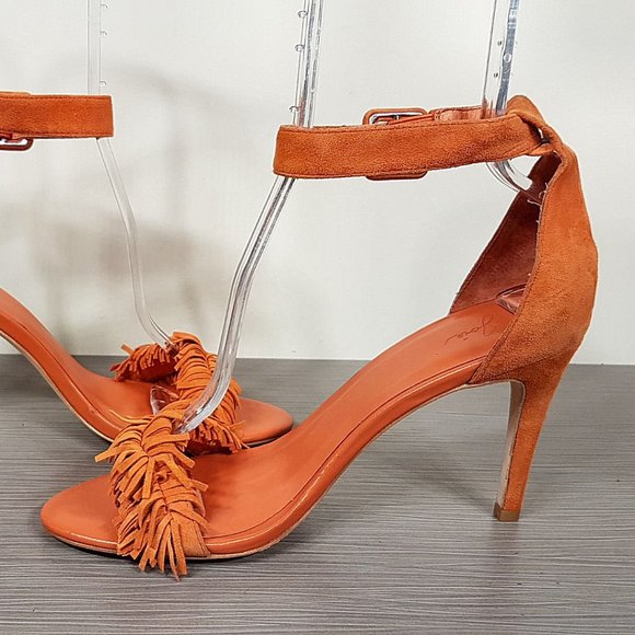 Joie 'Pippi' Sandal, Tangerine Leather, Womens Size 9.5 / 39.5 - Picture 6 of 11